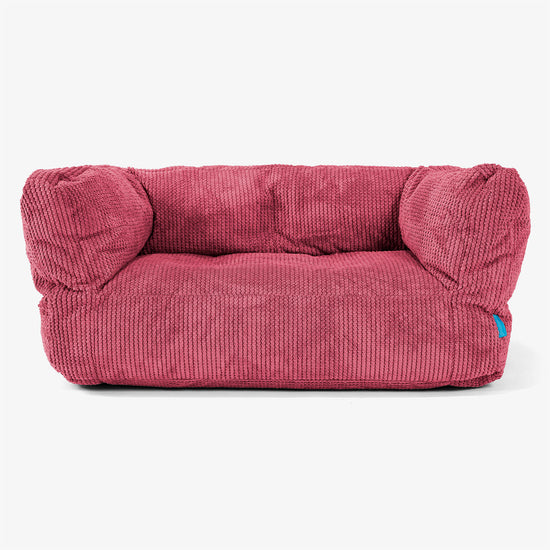 Albert Kids Sofa Bean Bag 2-6 yr - Pom Pom Pastel Red 01