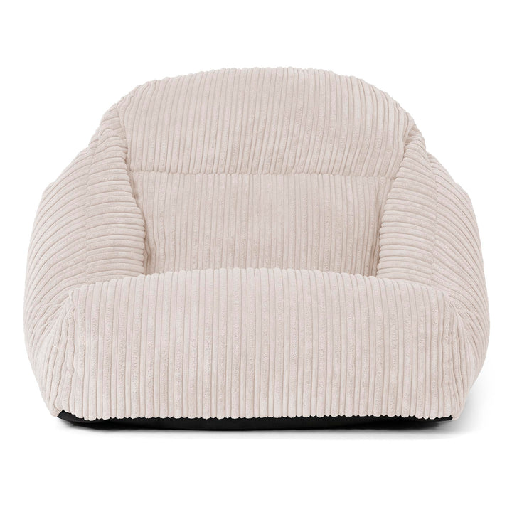 Aya Floor Chair Bean Bag - Cord Ivory 02
