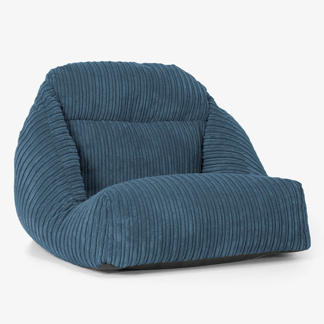 Aya Floor Chair Bean Bag - Cord Navy 01