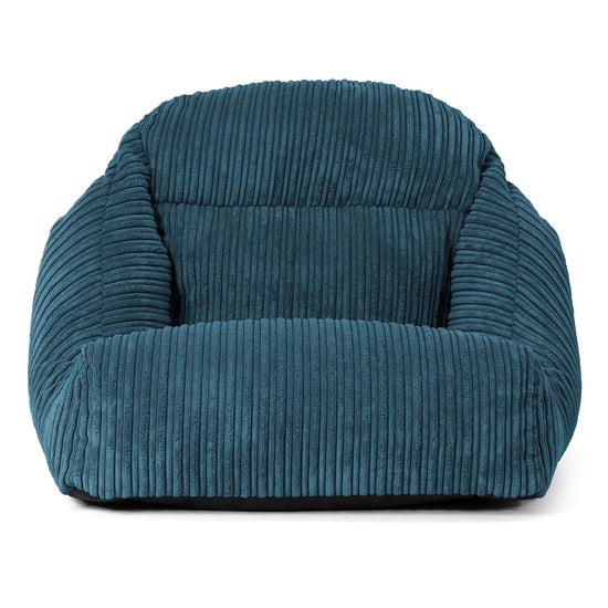 Aya Floor Chair Bean Bag - Cord Navy 02
