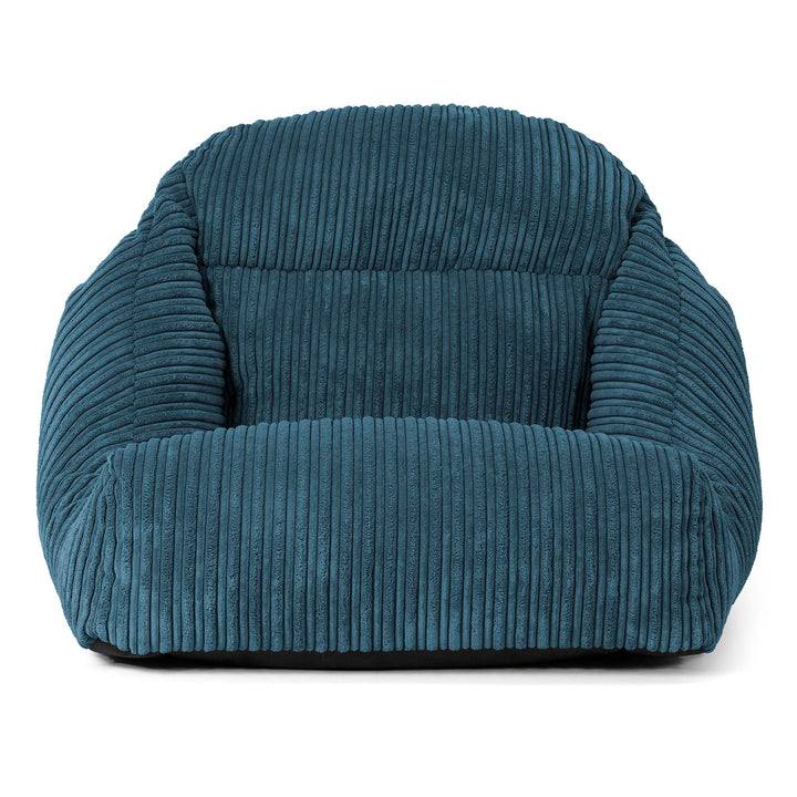 Aya Floor Chair Bean Bag - Cord Navy 02