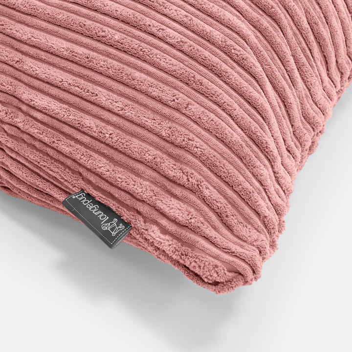 Bolster Scatter Cushion Cover 20 x 55cm - Cord Peach 03