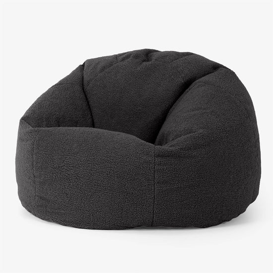 Classic Bean Bag Chair - Boucle Graphite Grey 01