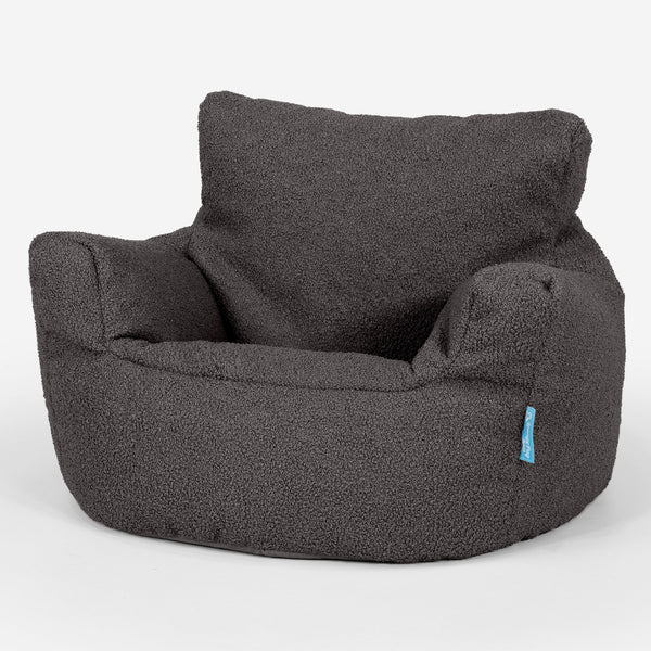 Kids Armchair Bean Bag for Toddlers 1-3 yr Replacement Cover - Boucle 01