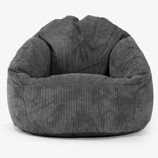 Bubble Bean Bag Chair - Pom Pom Black 01