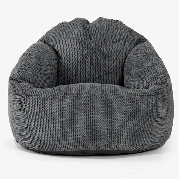 Bubble Bean Bag Chair - Pom Pom Black 01