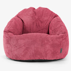 Bubble Bean Bag Chair - Pom Pom Pastel Red