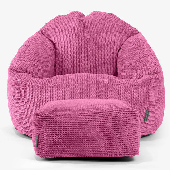 Bubble Bean Bag Chair - Pom Pom Pink 02