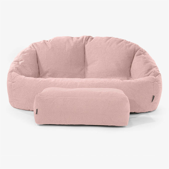 Bubble Sofa Bean Bag - Boucle Pink 02