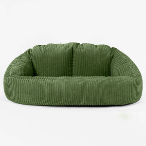 Bubble Sofa Bean Bag - Cord Forest Green