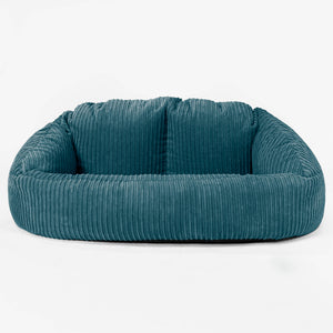 Bubble Sofa Bean Bag - Cord Teal Blue