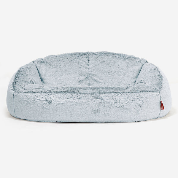 Bubble Sofa Bean Bag Replacement Cover - Fluffy Faux Fur Rabbit 01
