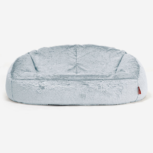 Bubble Sofa Bean Bag Replacement Cover - Fluffy Faux Fur Rabbit 01