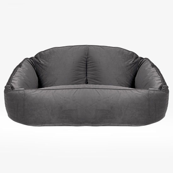 Bubble Sofa Bean Bag - Velvet Graphite Grey 01
