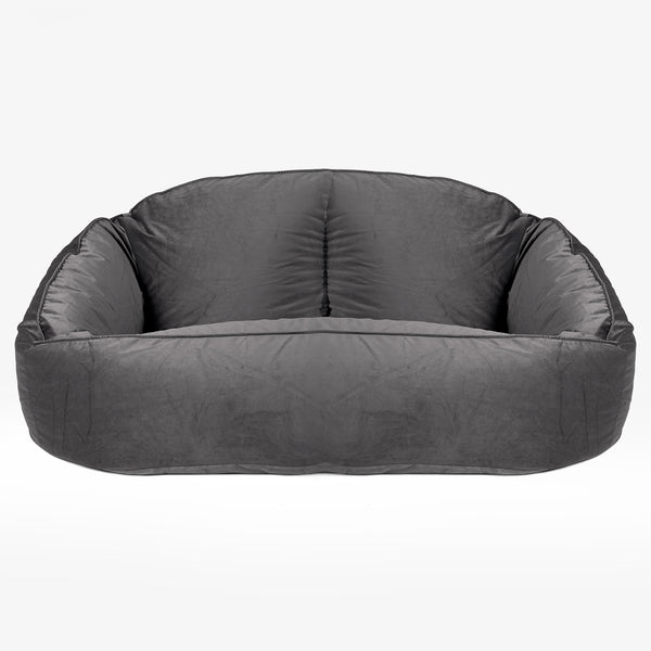 Bubble Sofa Bean Bag - Velvet Graphite Grey 01