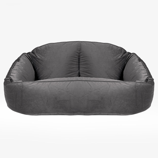 Bubble Sofa Bean Bag - Velvet Graphite Grey 01