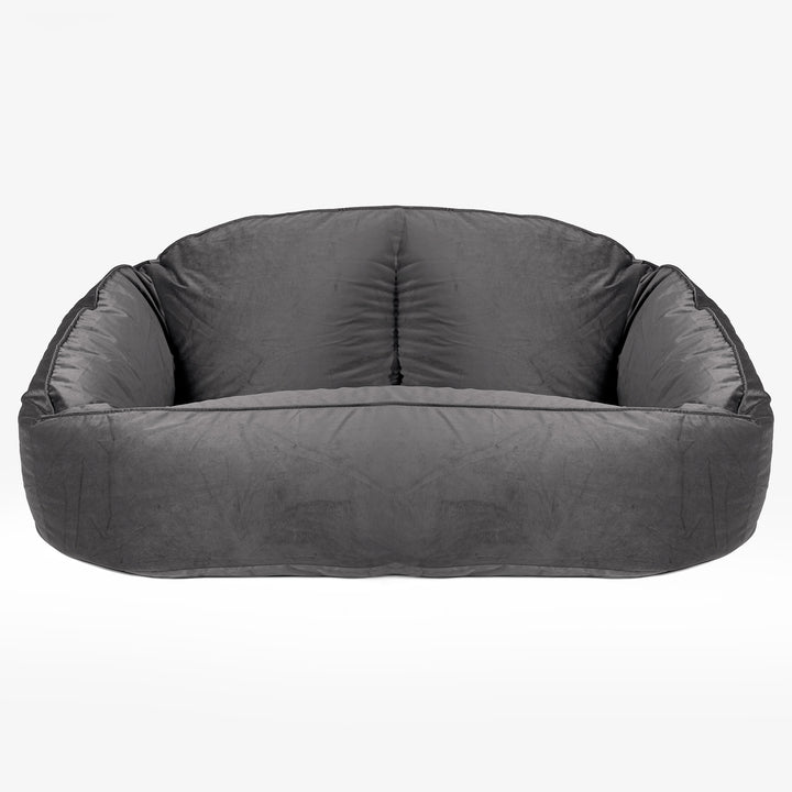 Bubble Sofa Bean Bag - Velvet Graphite Grey 01