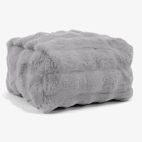 small-foostool-bubble-faux-fur-grey 01