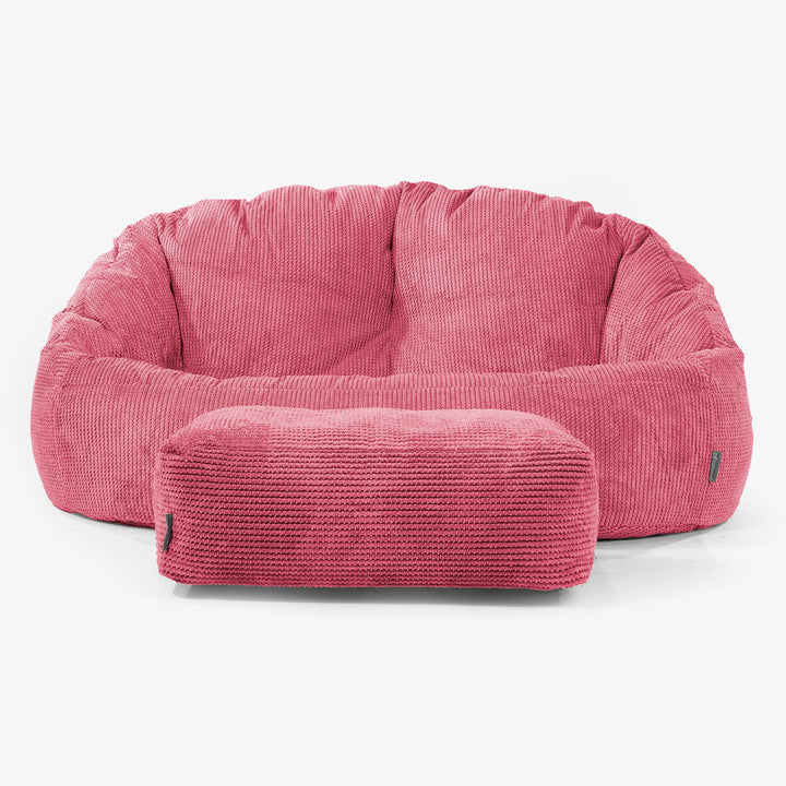 Bubble Sofa Bean Bag - Pom Pom Pastel Red 02