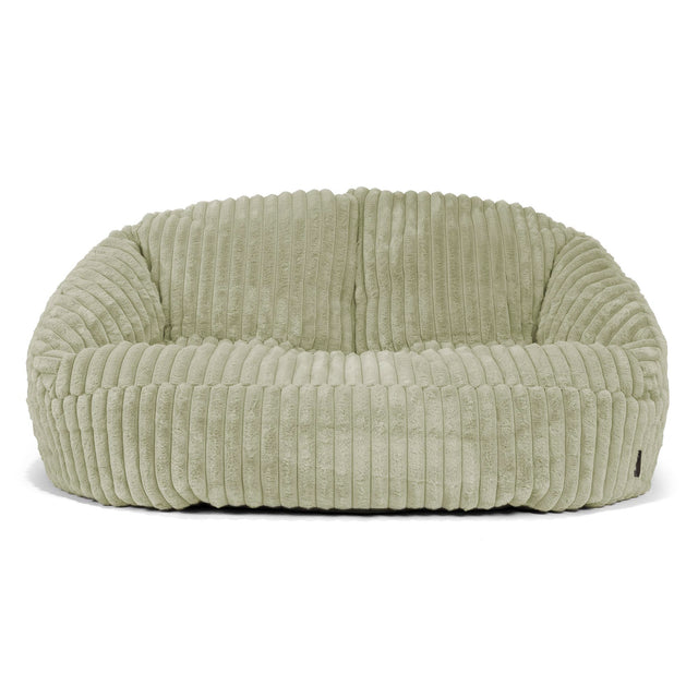 Bubble Sofa Bean Bag - Ultra Plush Cord Sage Green 01