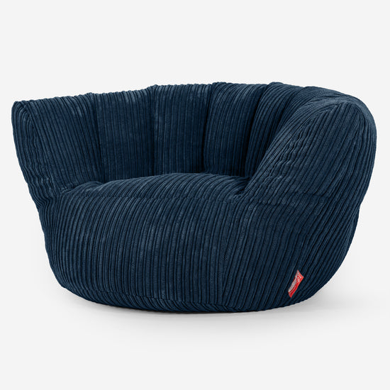 Charles Vintish Bean Bag - Cord Navy Blue 02