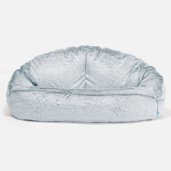 Bubble Kids Sofa Bean Bag 2-6 yr Replacement Cover - Fluffy Faux Fur Rabbit 01