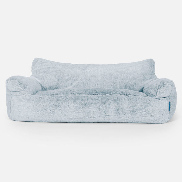 Josephine Children's Sofa Bean Bag 1-5 yr Replacement Cover - Fluffy Faux Fur Rabbit 01
