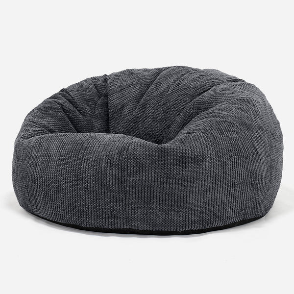 Classic Sofa Bean Bag - Pom Pom Black 01