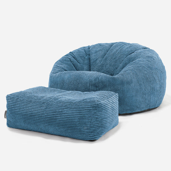 Classic Sofa Bean Bag - Pom Pom Sky Blue 02