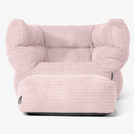 Albert Bean Bag Armchair 2.0 - Cord Blush Pink 02