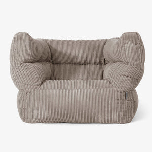 Albert Bean Bag Armchair 2.0 - Cord Dovetail Grey