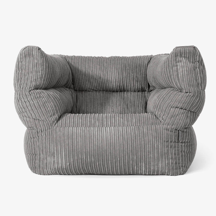 Albert Bean Bag Armchair 2.0 - Cord Graphite Grey 01