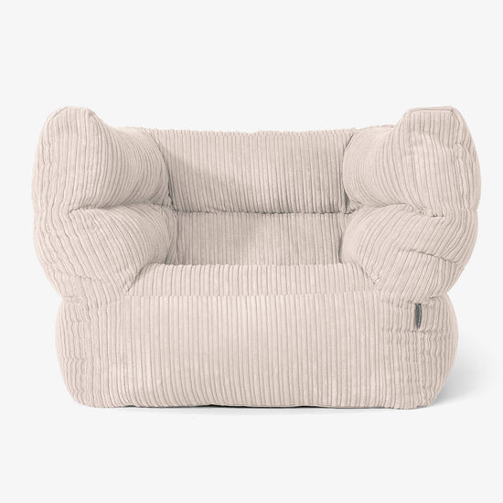 Albert Bean Bag Armchair 2.0 - Cord Ivory 01