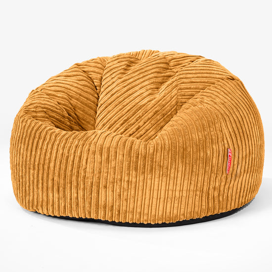 Classic Bean Bag Chair - Cord Golden Honey 01