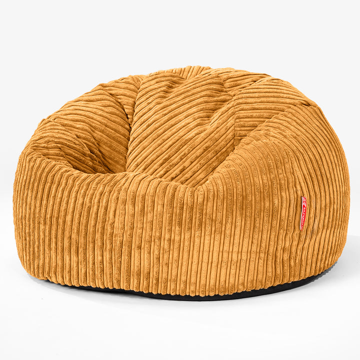 Classic Bean Bag Chair - Cord Golden Honey 01