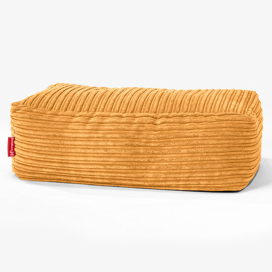 Large Footstool - Cord Golden Honey 01