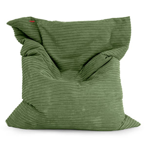 XL Pillow Beanbag - Cord Forest Green