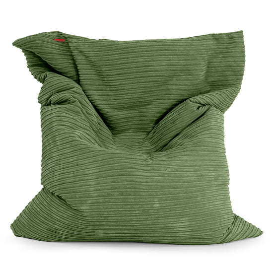 XL Pillow Beanbag - Cord Forest Green 01