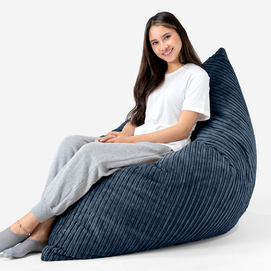 XL Pillow Beanbag - Cord Navy Blue 03