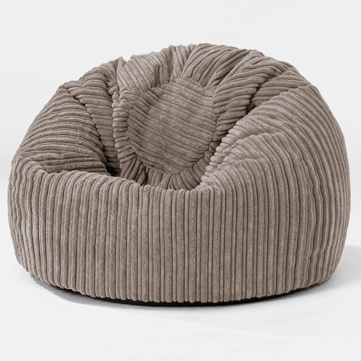 Classic Kids Bean Bag Chair 1-5 yr - Cord Dovetail Grey 01