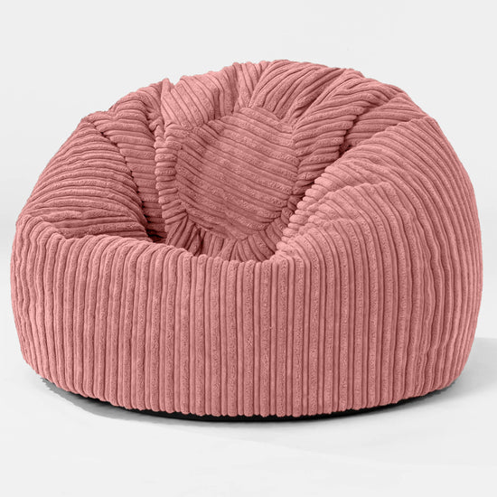 Classic Kids Bean Bag Chair 1-5 yr - Cord Peach 01