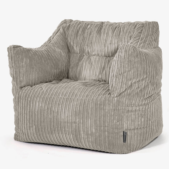 Victor Bean Bag Armchair - Cord Mink 01