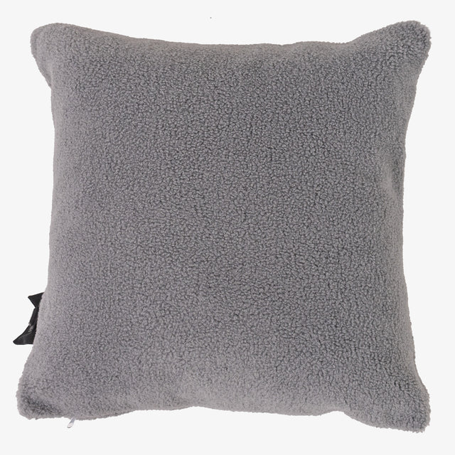 Heated Cushion 45 x 45cm - Sherpa Navy 01