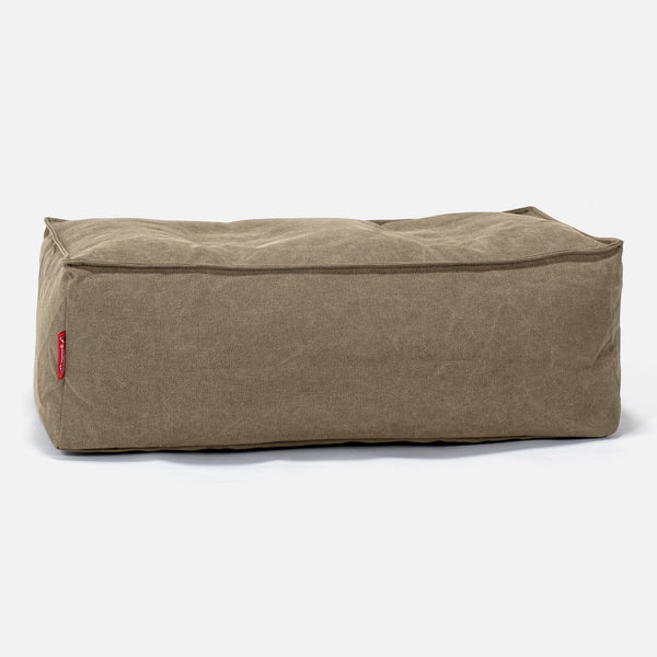 Large Footstool Replacement Cover - Canvas 01
