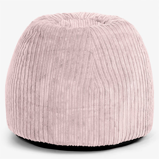 Ergonomic Office Pouf Chair - Cord Blush Pink 01
