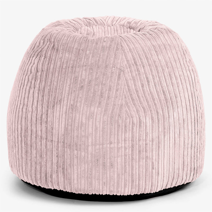 Ergonomic Office Pouf Chair - Cord Blush Pink 01