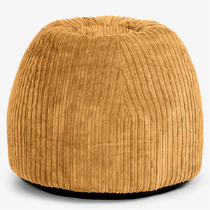 Ergonomic Office Pouf Chair - Cord Golden Honey