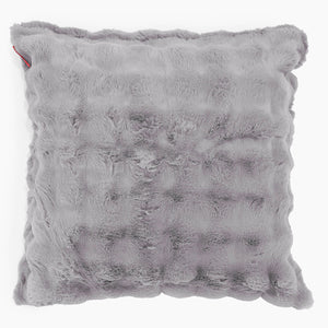 Extra Large Scatter Cushion Cover 70 x 70cm - Bubble Faux Fur Grey