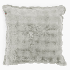Extra Large Scatter Cushion Cover 70 x 70cm - Bubble Faux Fur Sage Green