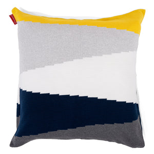 Extra Large Scatter Cushion Cover 70 x 70cm - Cotton Blend Colourblock Multi